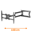 DQ Hercules Flex 600  2.0 100 cm TV Beugel