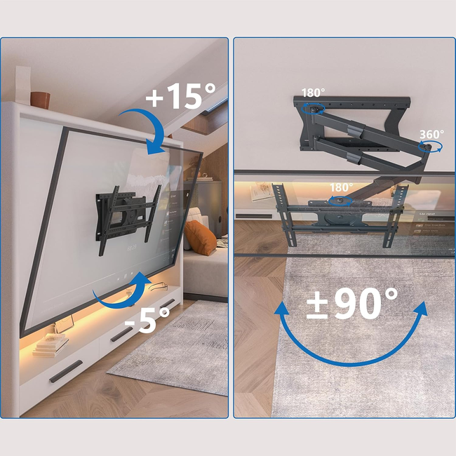 DQ Hercules Flex 600  2.0 100 cm TV Beugel