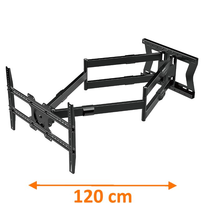 XTRARM Cratos 120 cm Double 600 Rotate TV Beugel