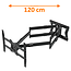 XTRARM Cratos 120 cm Double 600 Rotate TV Beugel