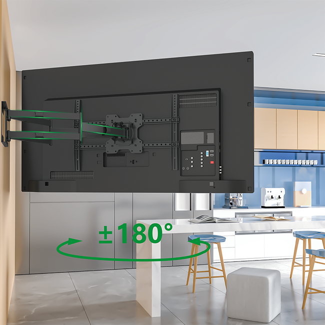 XTRARM Cratos 120 cm Double 600 Rotate TV Beugel