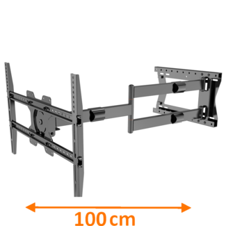 XTRARM Crius 100 cm Rotate 600 TV Beugel Black