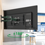 XTRARM Cratos 100 cm Double 600 TV Beugel Black
