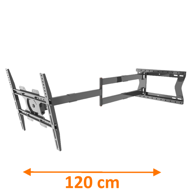XTRARM Ferrom 120 cm TV Beugel Black