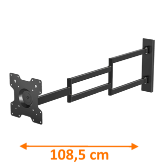  XTRARM Axis XL 108,5 cm Draai- en Kantelbare TV Beugel