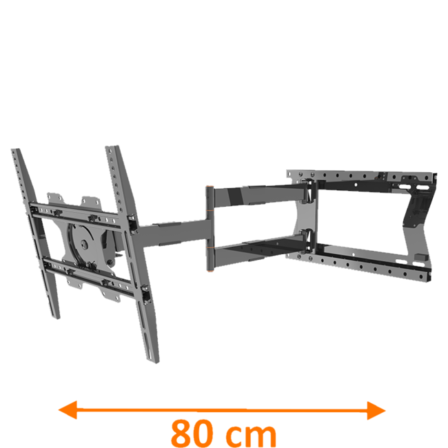 XTRARM Tantal 80 cm Flex 400 TV Beugel zwart