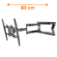 XTRARM Tantal 80 cm Flex 400 TV Beugel zwart