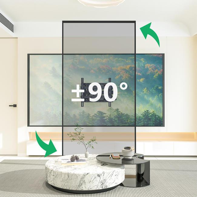 XTRARM Tantal 80 cm Flex 400 TV Beugel zwart