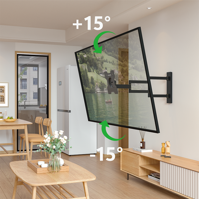 XTRARM Axis XL Black 70 cm TV Beugel