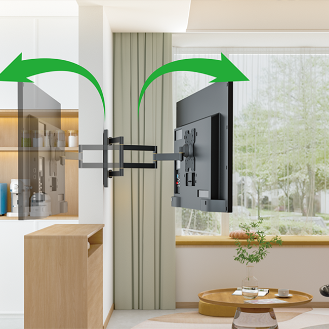 XTRARM Axis XL Black 70 cm TV Beugel