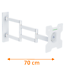 XTRARM Axis XL White 70 cm TV Beugel