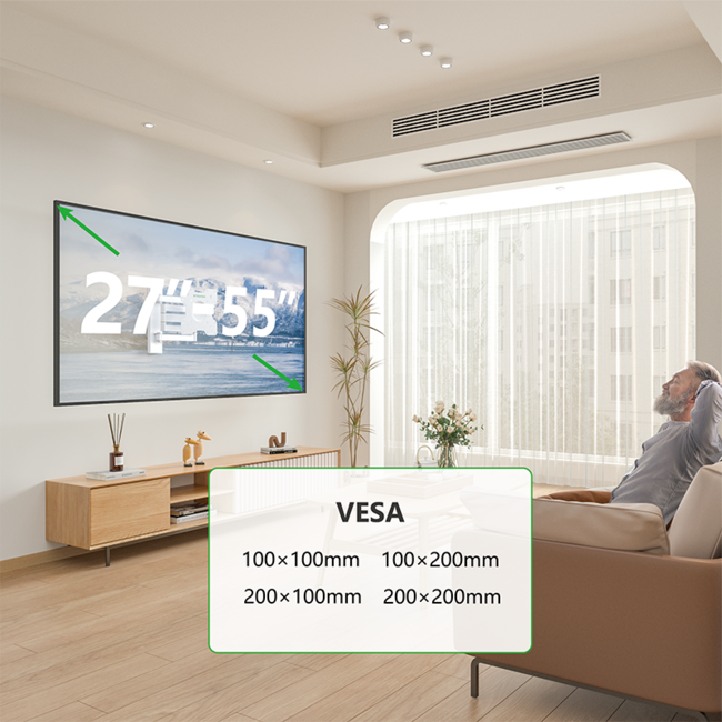 XTRARM Axis XL White 70 cm TV Beugel