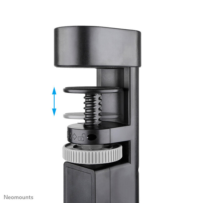 Neomounts DS22-840BL6 Bureaucontactdoos met klem en USB-C en USB-A poorten - Quick-charge