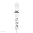 Neomounts DS22-840WH6 Bureaucontactdoos met klem en USB-C en USB-A poorten - Quick-charge
