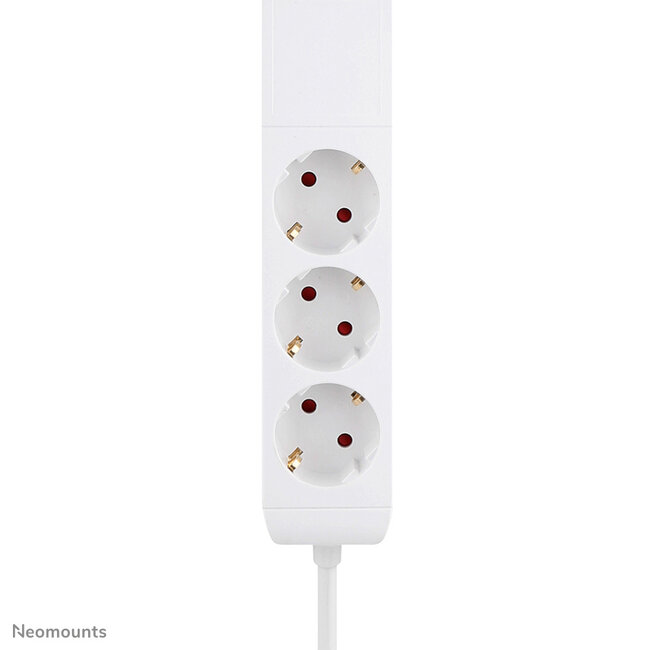 Neomounts DS22-840WH6 Bureaucontactdoos met klem en USB-C en USB-A poorten - Quick-charge