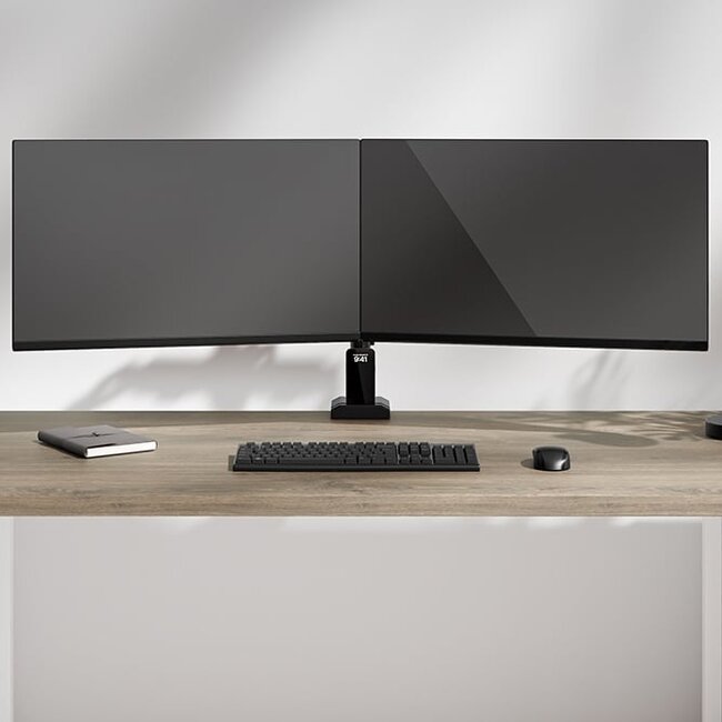 Neomounts DS60-600BL2 Monitorarm 10-32 inch - Quick-fix - 180°-stop