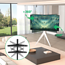 XTRARM Argo Tripod TV Standaard Wit + Kabels verborgen