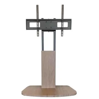  XTRARM Ferro TV standaard zwart grijs houtprint