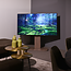 XTRARM Ferro TV standaard zwart grijs houtprint