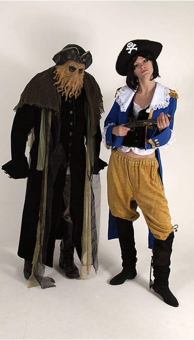 stok postkantoor Talloos Davey Jones kostuum huren - Incognito Leusden
