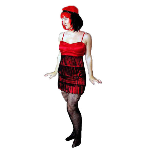 KOOP Rood burlesque jurkje - Carnaval