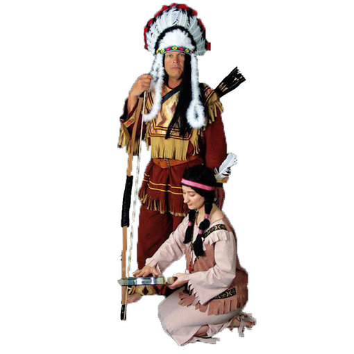 Indianen Opperhoofd kostuum  huren - 342