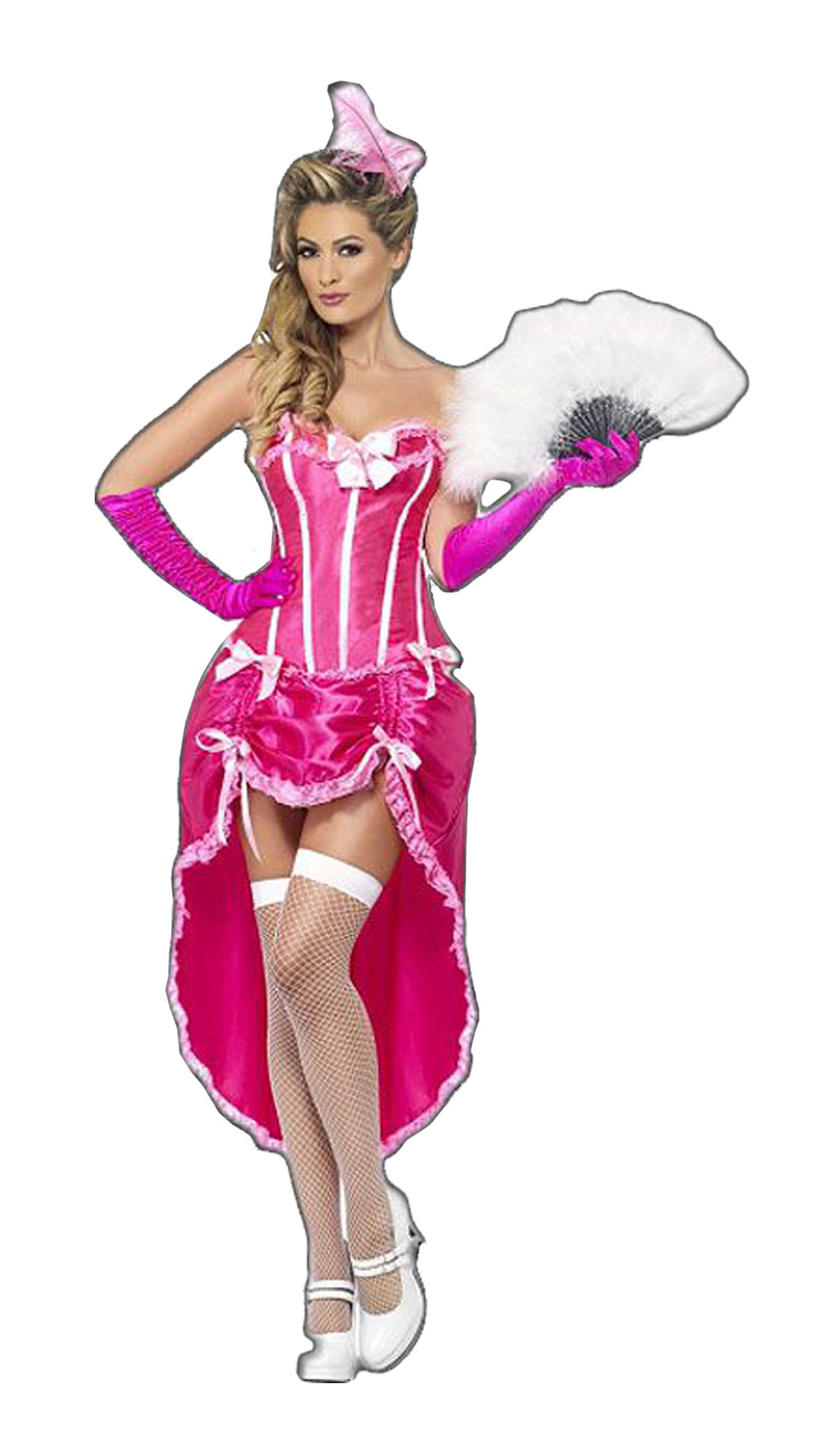 Roze burlesque outfit Incognito Leusden