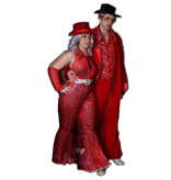 Rode disco kostuums huren - 419