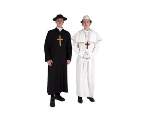 Zeehaven kleermaker Londen Paus en Pastoor kostuum huren - Incognito Leusden