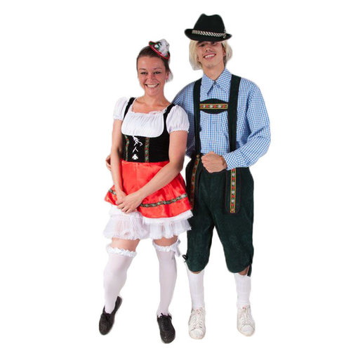 Tirol man-vrouw kostuum - 543