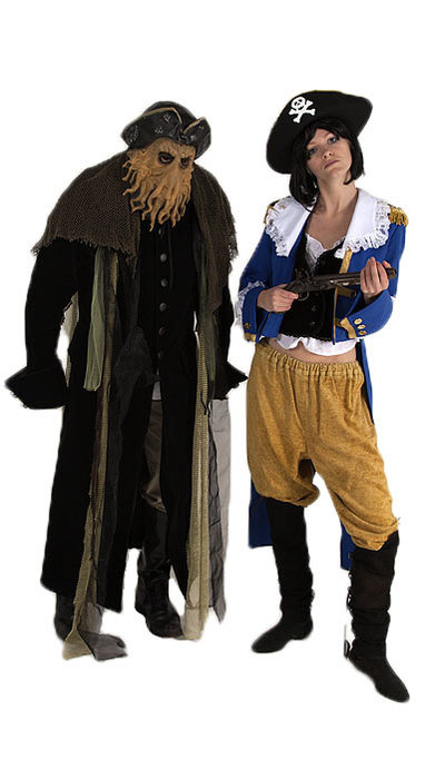 Davy Jones kostuum huren - 165