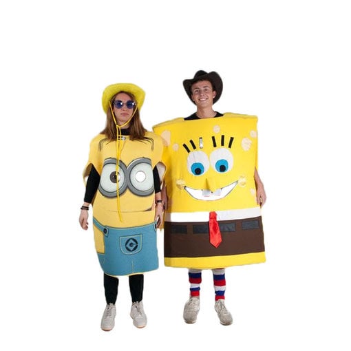 Minion en Sponge Bob kostuum huren - 564