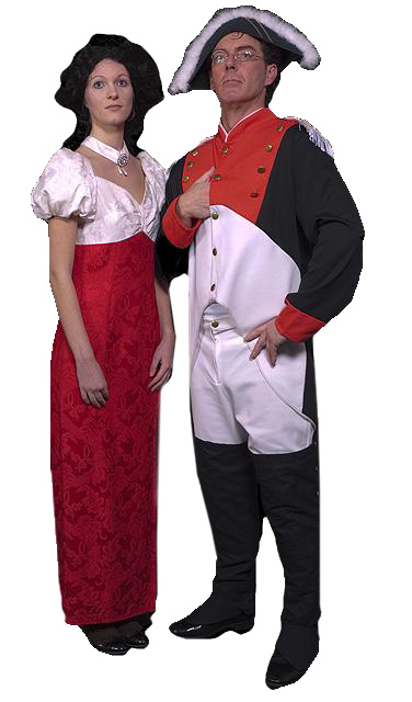 moord solidariteit Doodskaak Napoleon en Josephine kostuum huren - Incognito Leusden