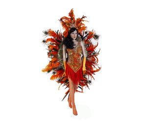 mat Napier Betsy Trotwood Braziliaans Carnavals kostuum huren - Incognito Leusden