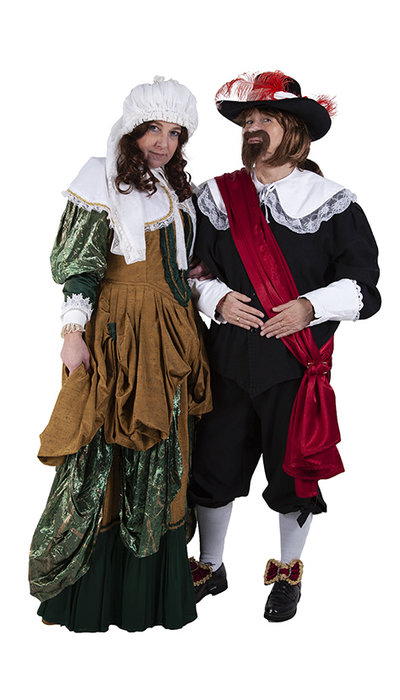 Historische 17de-Eeuwse kostuums huren