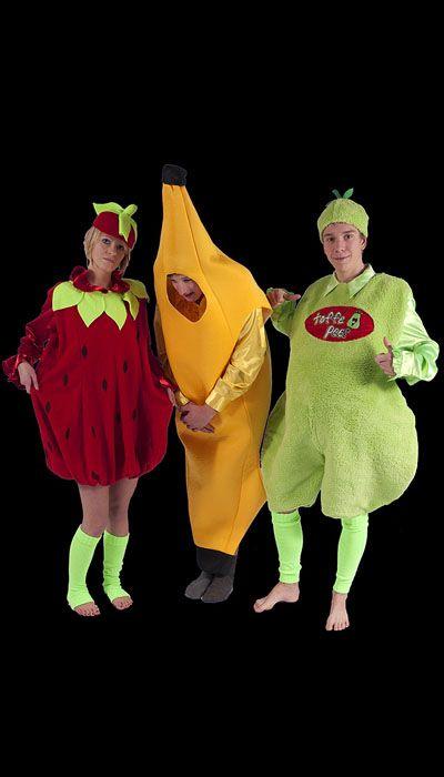 Toffe peer, aardbei, banaan kostuum huren - 206