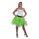 Fluor groen tule rokje - carnaval