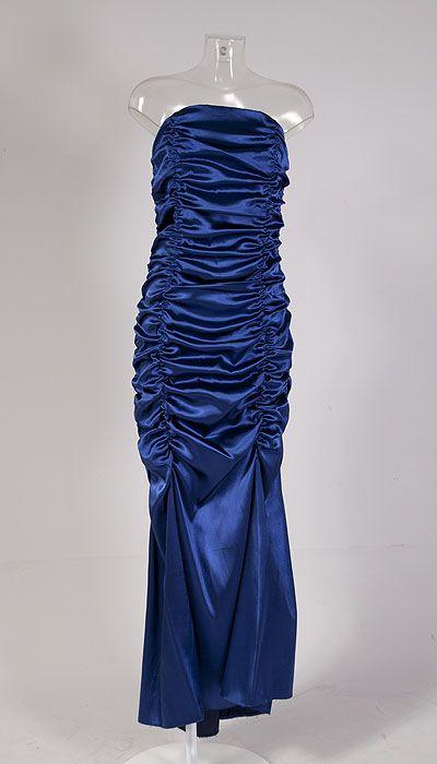 Galajurk blauw satijn - 478