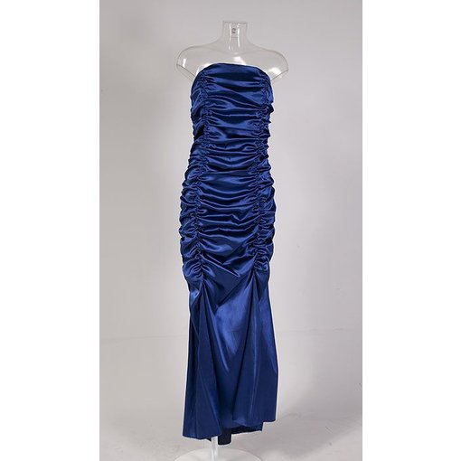 Galajurk blauw satijn - 478