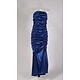 Galajurk blauw satijn - 478