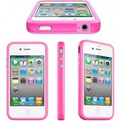 Iphone 4 (S) bumper roze