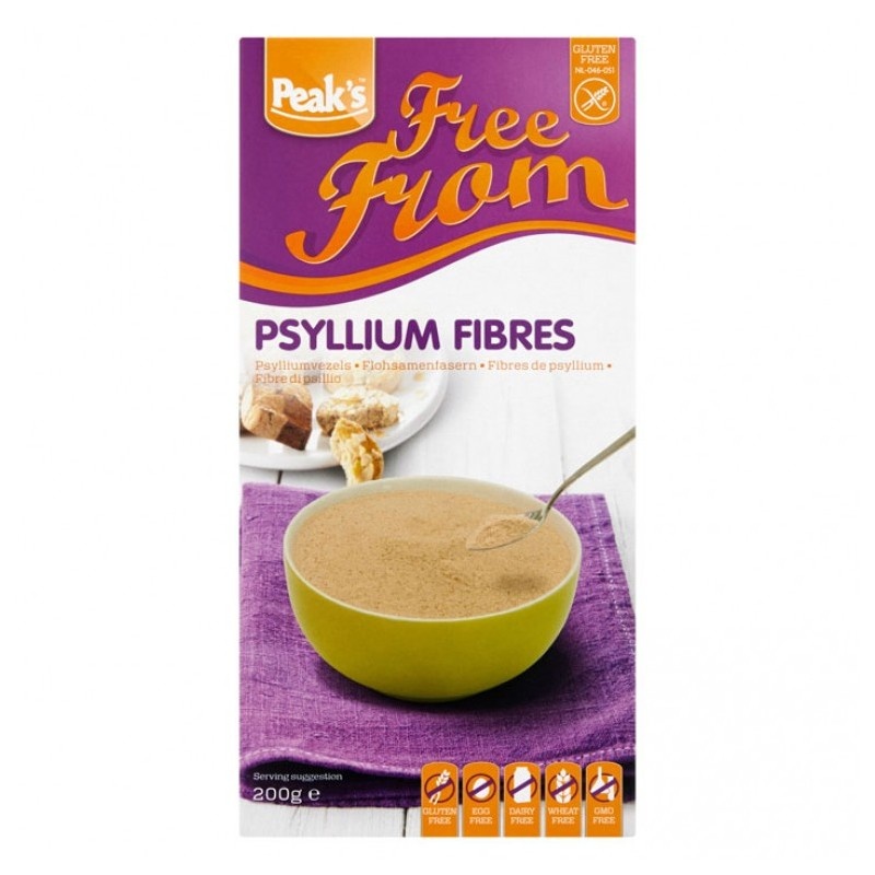 - Psyllium vezels (200 gr)