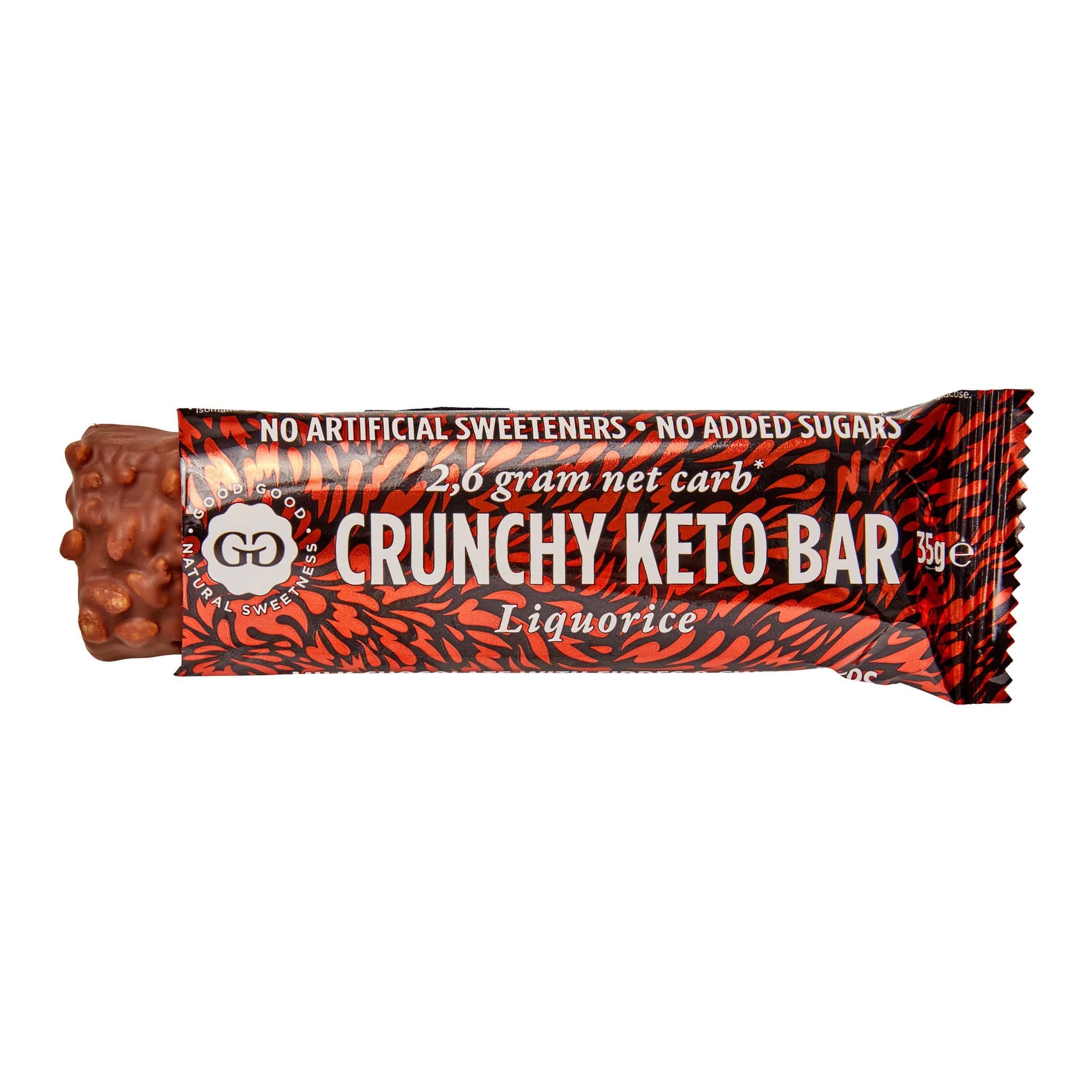 - Crunchy Keto Bar Liquorice (35 gr)