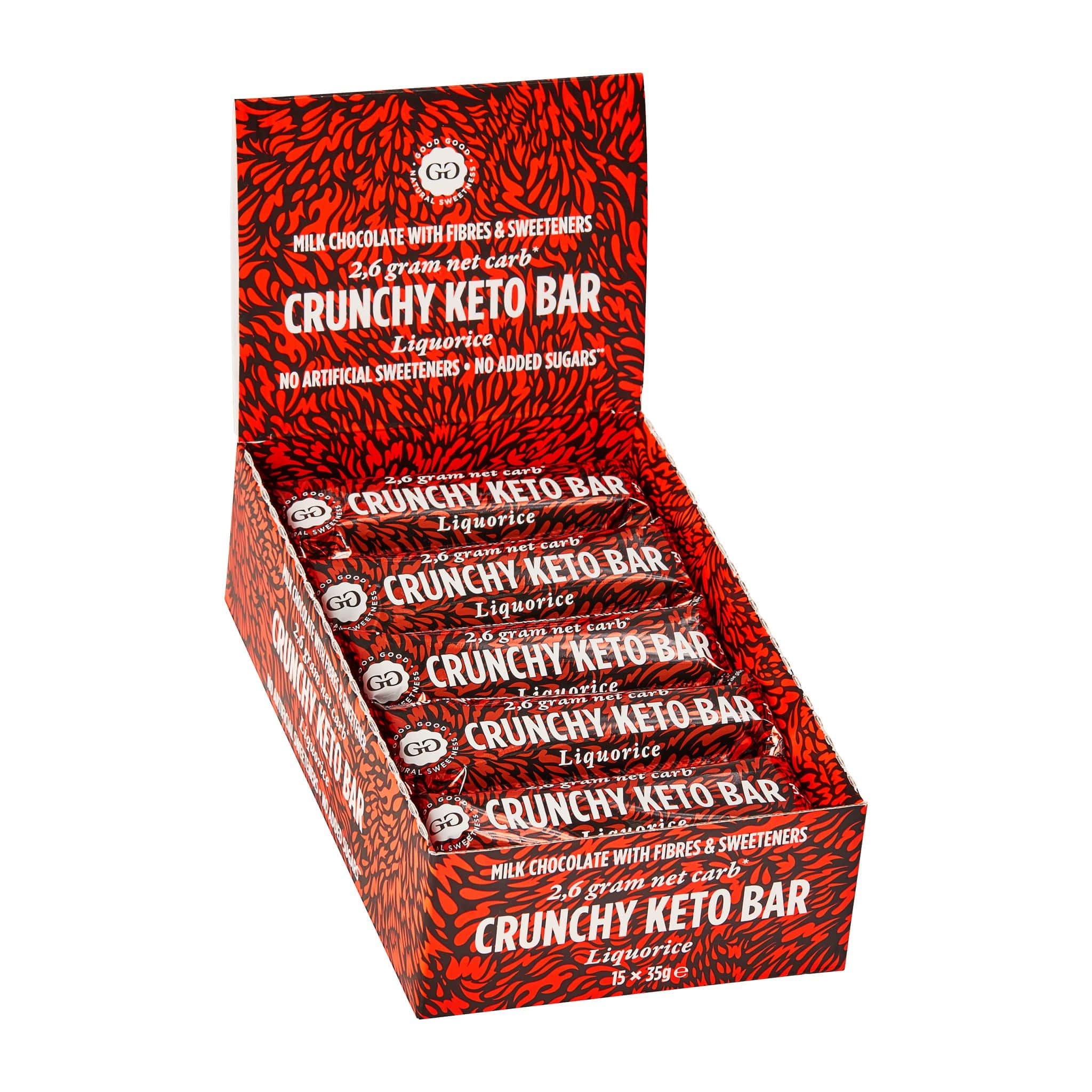 - Crunchy Keto Bar Liquorice (35 gr)
