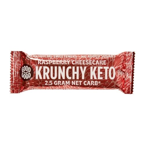 Good Good - Crunchy Keto Bar Raspberry Cheesecake (35 gr)
