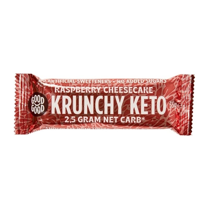 - Crunchy Keto Bar Raspberry Cheesecake (35 gr)