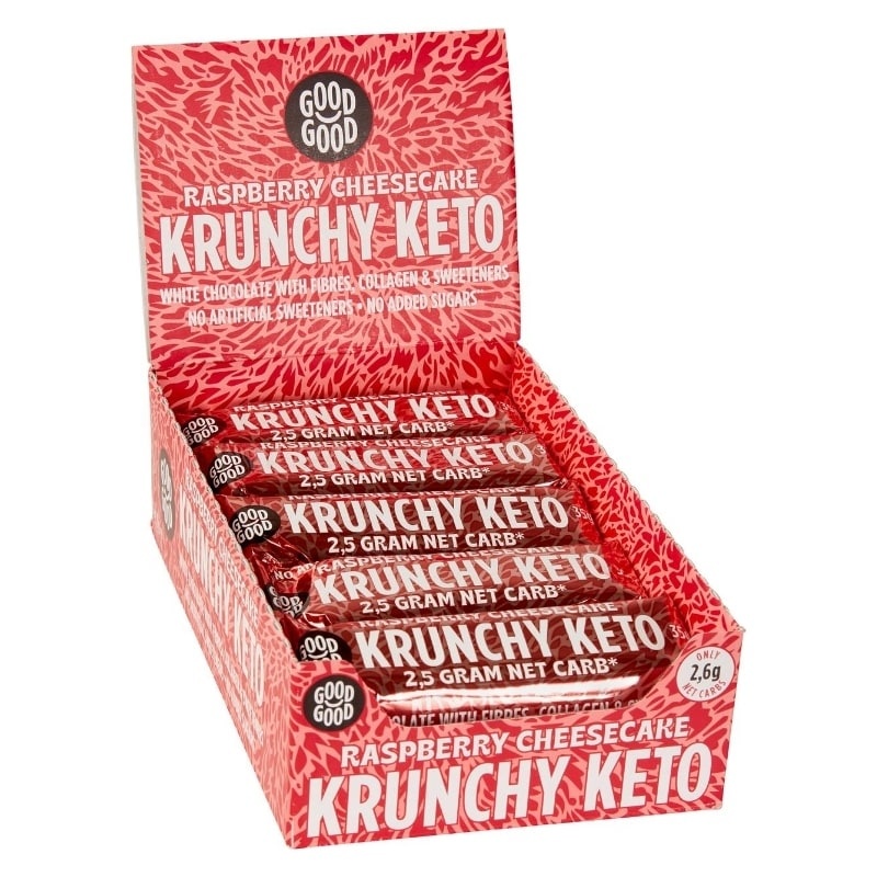 - Crunchy Keto Bar Raspberry Cheesecake (35 gr)