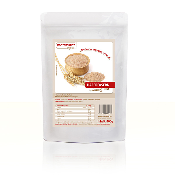 - Havervezels (400 gr)