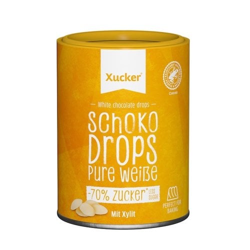 Xucker - Chocolade Druppels Wit (200 gr)