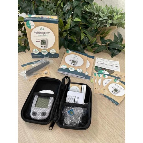GoKeto Ketonen Glucose Meter Kickstart Set (incl. 10 ketonen strips Lowcarbcenter.nl